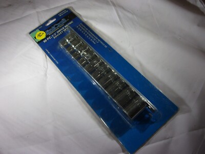 NEW MINTCRAFT 10PC. 1/2'' DRIVE METRIC SOCKET SET  # 9433269