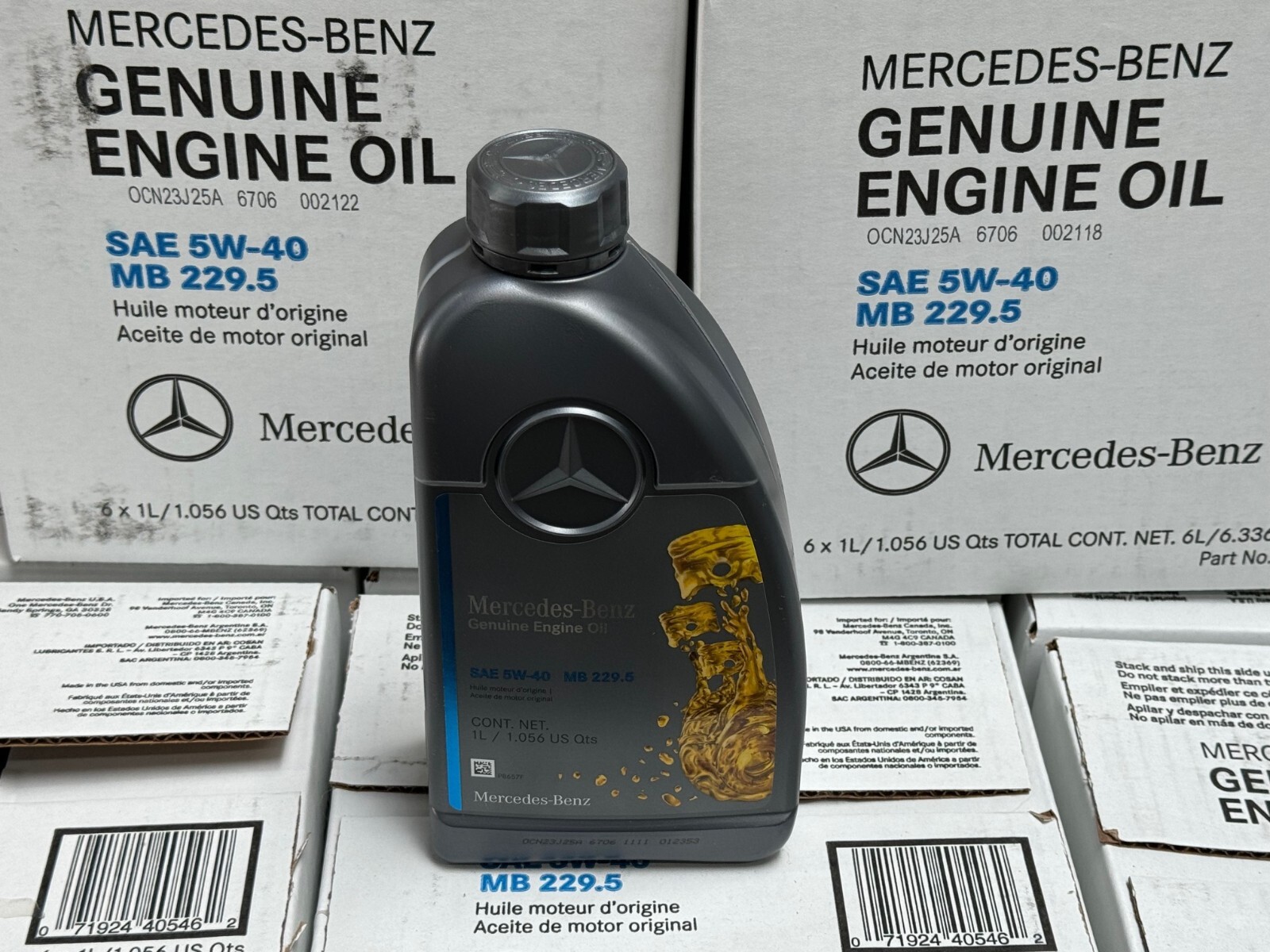 Mercedes-Benz エンジンオイル 5W-40 MB 229.5 6缶 Amazon | メルセデスベンツ車用 純正 エンジンオイル ガソリン車