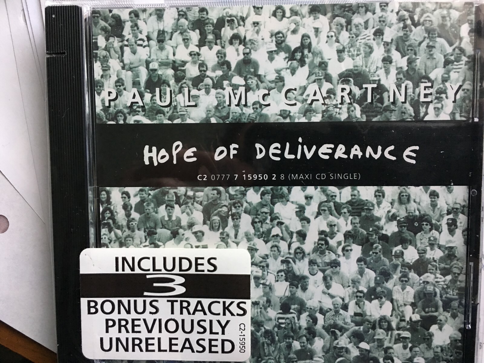 PAUL McCARTNEY HOPE OF DELIVERANCE SEALED PROMO CDEP 3