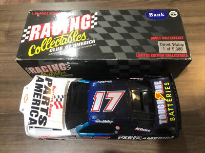 DARRELL WALTRIP 1996 PARTS AMERICA 1/24 ACTION DIECAST D/W BANK CAR 1/5,000