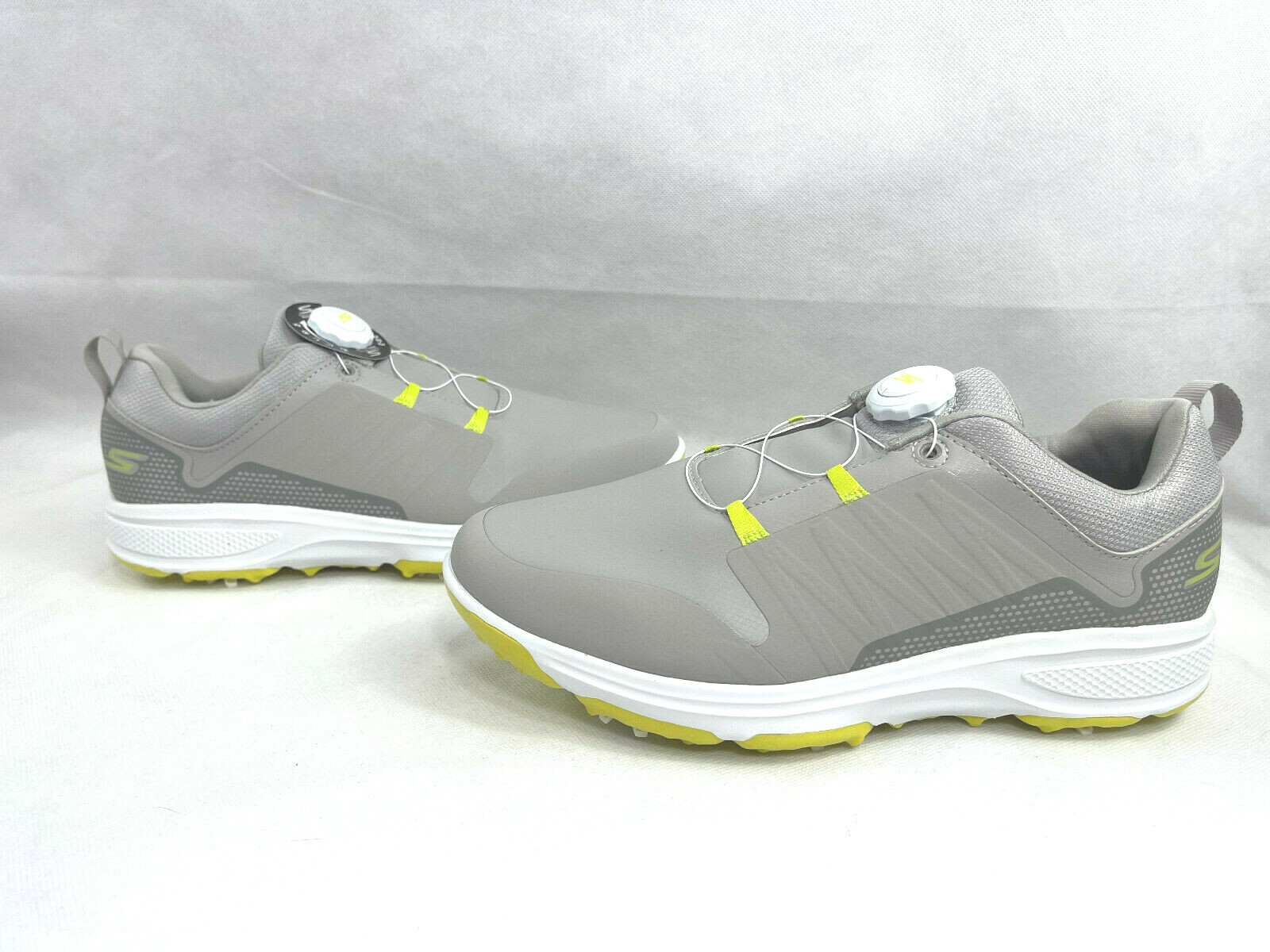 SKECHERS GOLF シューズ 7.5 グレー/ライム Skechers Go Golf Torque Twist Golf Shoes Grey/Lime Size M