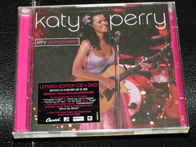 KATY PERRY - MTV Unplugged - LIMITED EDITION LIVE CD + DVD w/ Interview! SEALED!