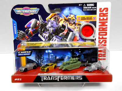 MicroMachines Series 1 Transformers TF#0021 Chase Bumblebee Jazz Brawl Megatron