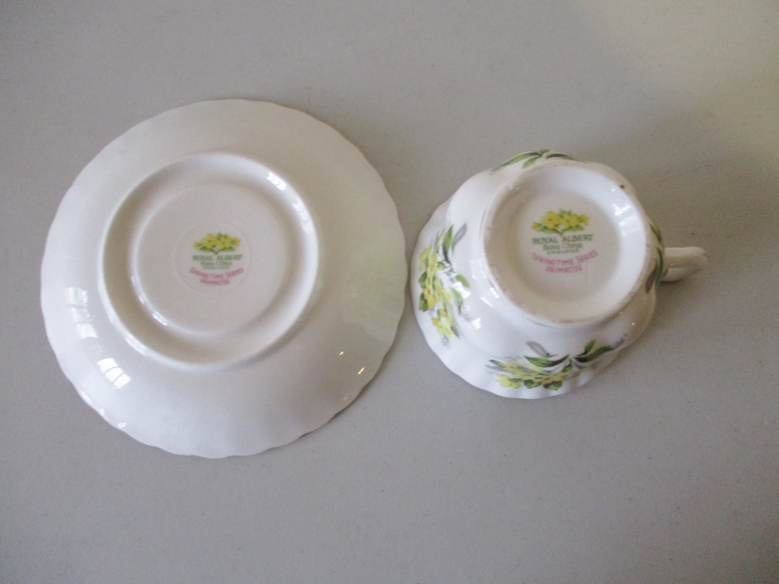 Royal Albert Springtime Series Primrose Cup & Saucer