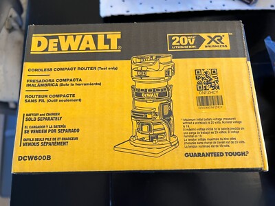 DeWalt DCW600B 20V Max XR Brushless Compact Router - BRAND NEW - FREE SHIPPING