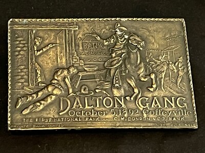 Belt Buckle - The Dalton Gang Early 1970s Coffeyville