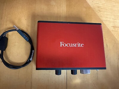 Focusrite Scarlett Solo 2nd Gen Studio Recording USB Audio Interface