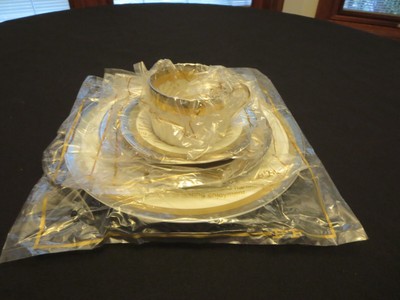 Fitz & Floyd Platine D'Or (Round) 5-Piece Place Setting