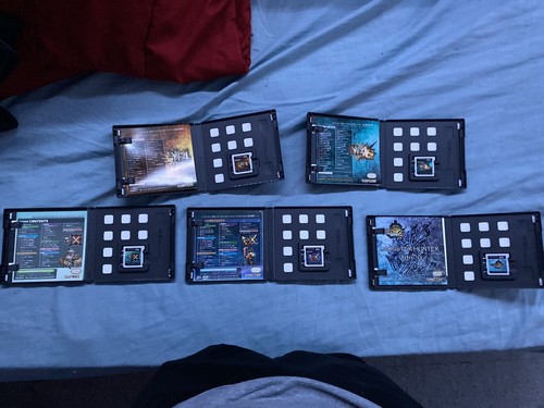 3ＤＳ　MＨ3GとMＨＸ Nintendo 3DS Monster Hunter 3G & 4 & 4G & X & XX set Japan