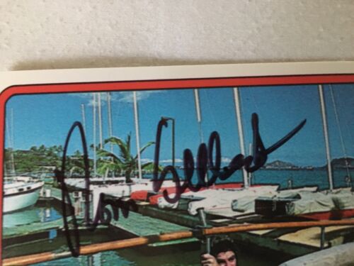 Tom Selleck HAND SIGNED ON CARD 1982 Donruss Magnum PI Card #14 w/COA