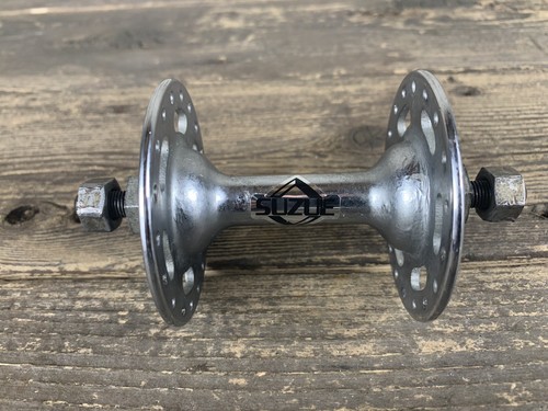 パーツ SUZUE - LARGE FLANGE BMX HUB FRONT 48H Vintage Suzue BMX Racing High Flange Front Hub 36h 3/8