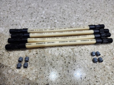 (4) #4 Stenner Pump Replacement Tubes. (25 psi) with (8) 1/4'' ferrules