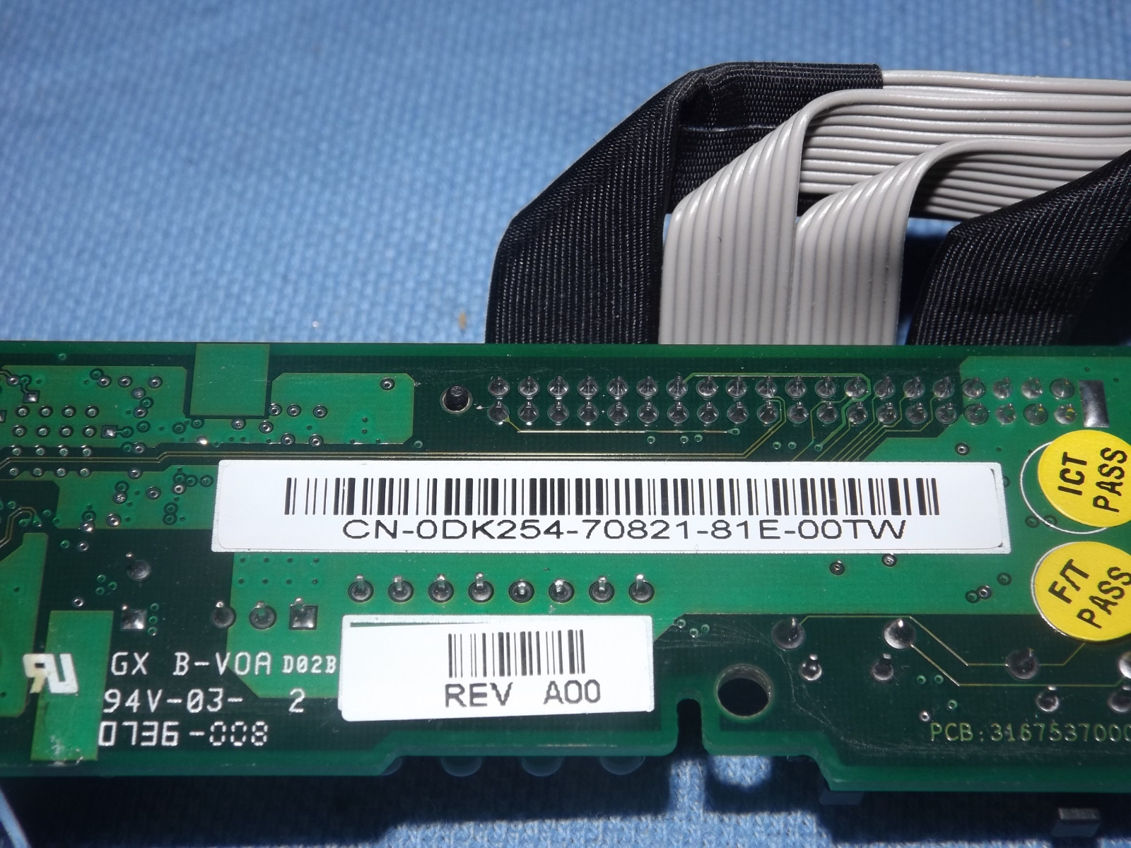 Dell DK254 0DK254 USB VGA Board MK174 0MK174 Cable Poweredge SC1435 (A0335)