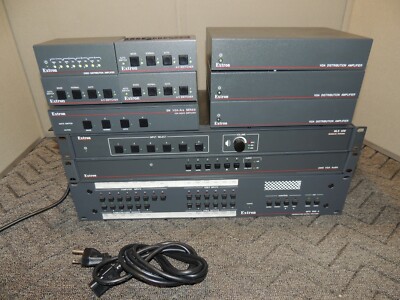 Extron Audio Video System Switchers Amplifiers 11 Pieces