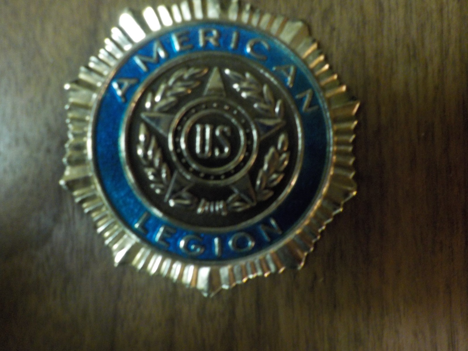 Vintage Wood American Legion Plaque / Never Engraved / with 2 Hooks