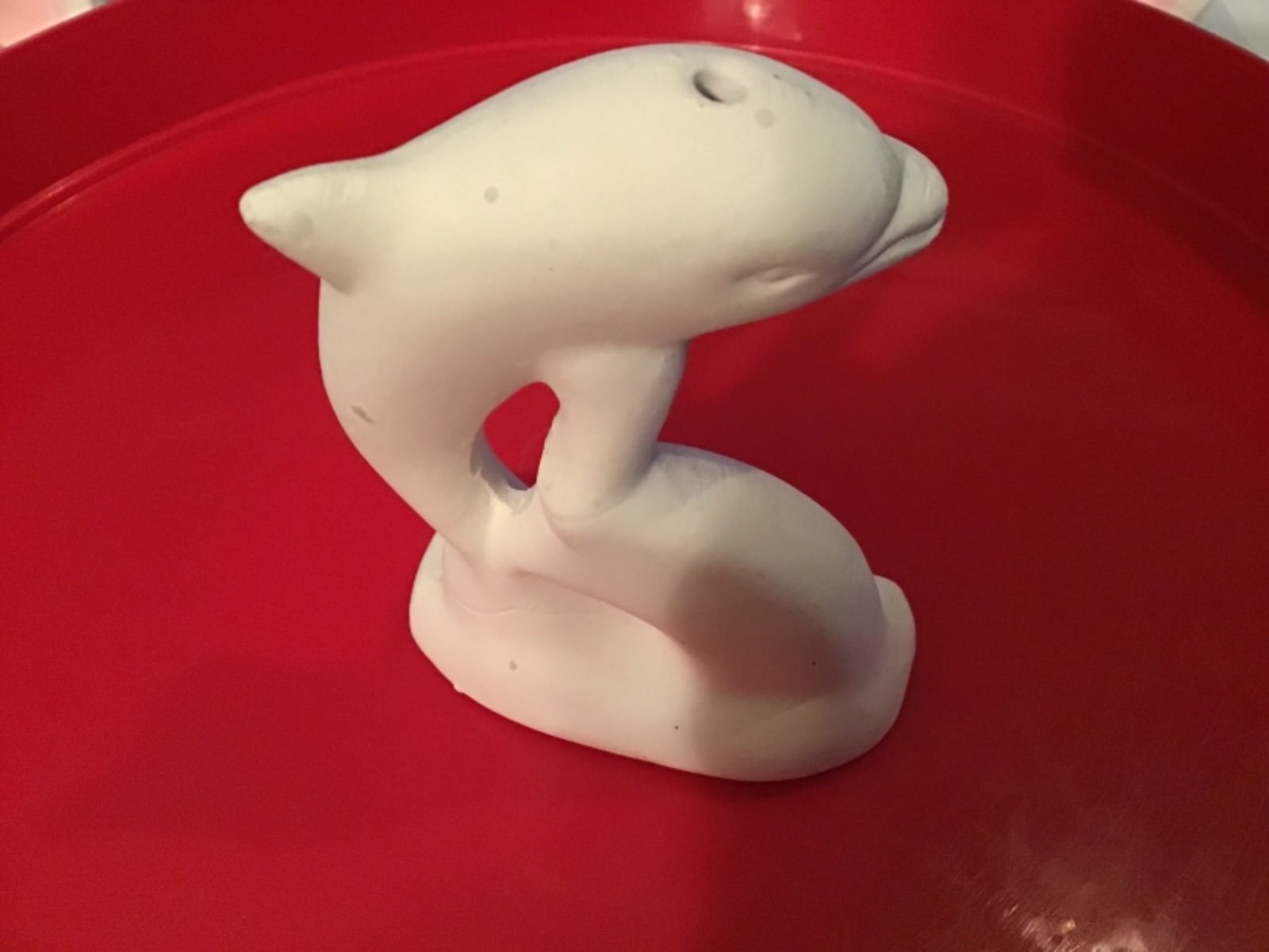 .Ceramic Bisque Dolphin u  Paint Ready to Paint Ocean Sealife Fish,aquarium,