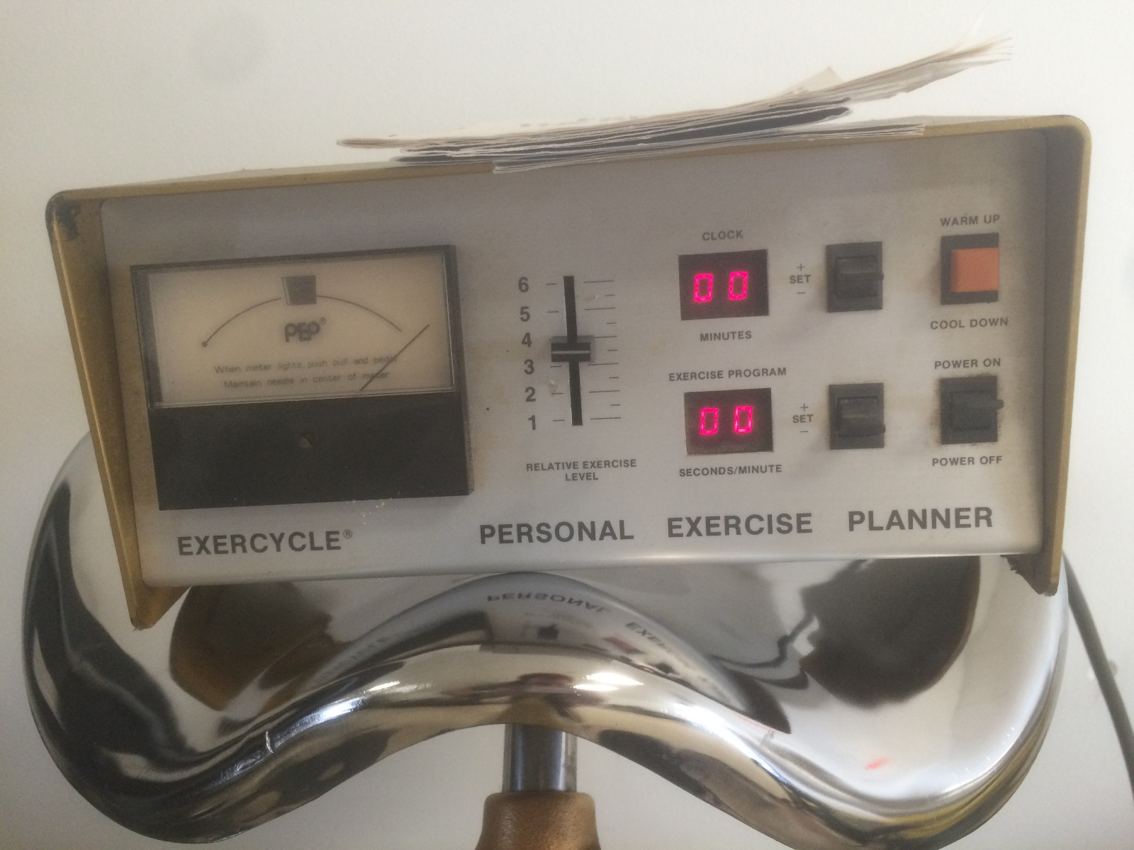 Exercycle with computer, manuals - PICKUP ONLY