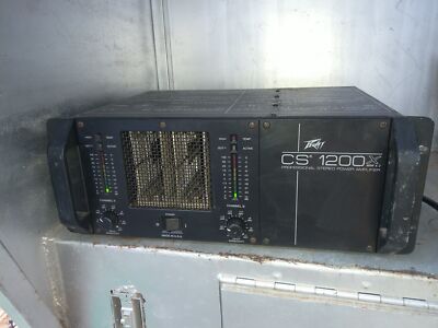 【PEAVEY】CS-1200 ステレオパワーアンプ Peavey CS 1200x Stereo Power Amplifier 900X2@2ohm 1800watts