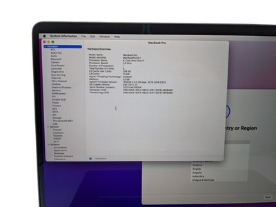 APPLE MACBOOK PRO A2141 2019 i7 2.6GHz 32GB 512GB *GRADE D*