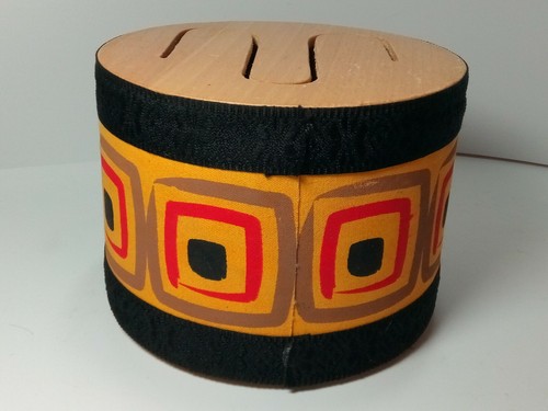 Hohner Wood Tone Drum Classroom Rhythm Solid Wood Instrument