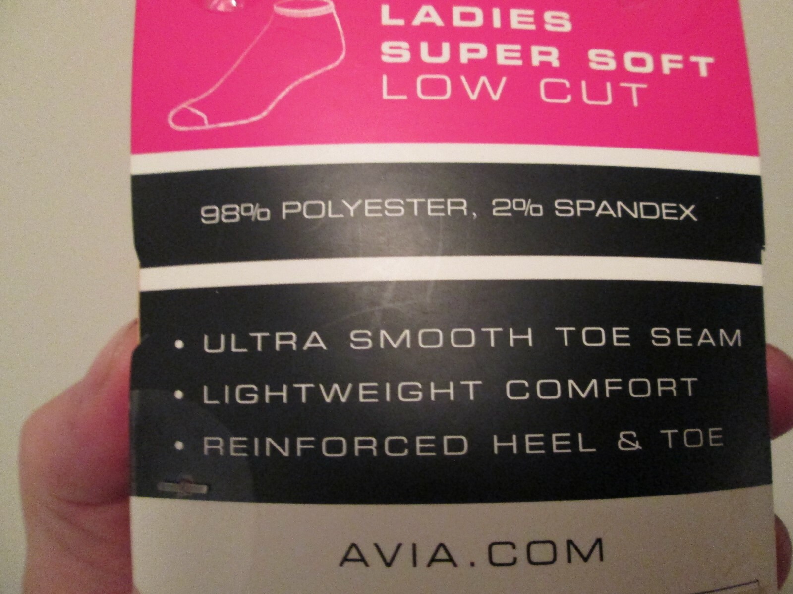 Avia low cut socks (Size 4-10)