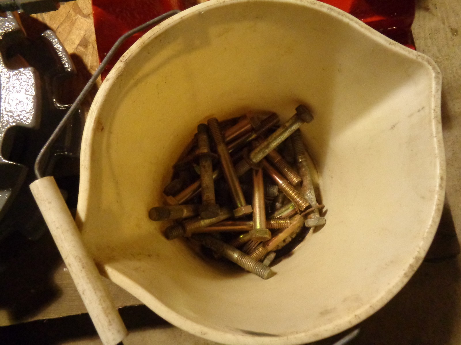 Ford Ferguson tractor COMPLETE set (24) pie weights Centers & mount bolts 1025 #