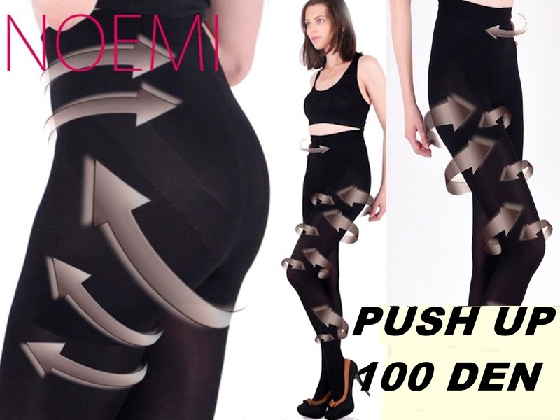 Problemzone Weg!! Push Up Strumpfhose Warm Blickdicht 100 Den Figurformend S-Xl