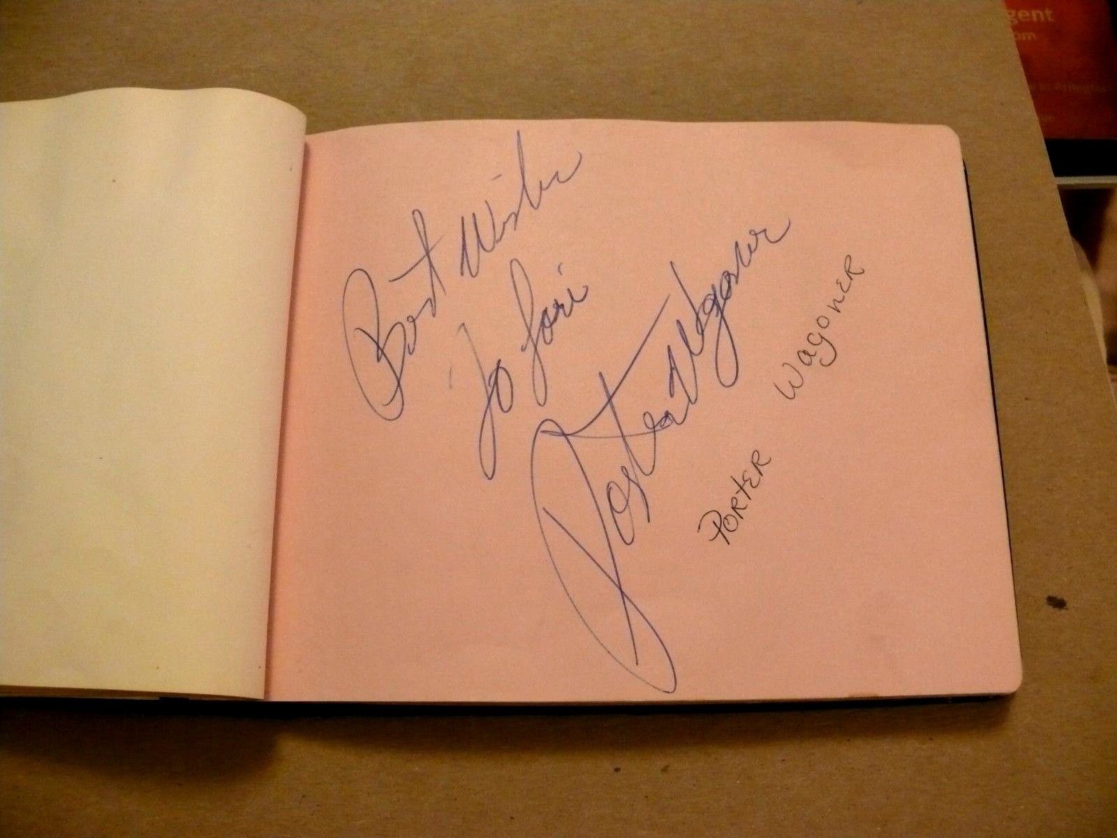 1960s Grand Ole Opry Classic Country Music Artists Autograph Book 24 Signatures