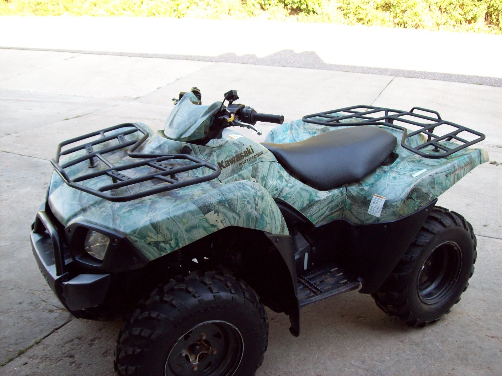 2007 Kawasaki Brute Force 650, 4X4, WINCH, camo, automatic, AFFORDABLE ATV