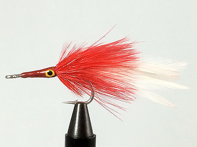 Redfish, Tarpon, Bass, Snook Fly Fishing Flies 6 flies Bronze Mullet Fly