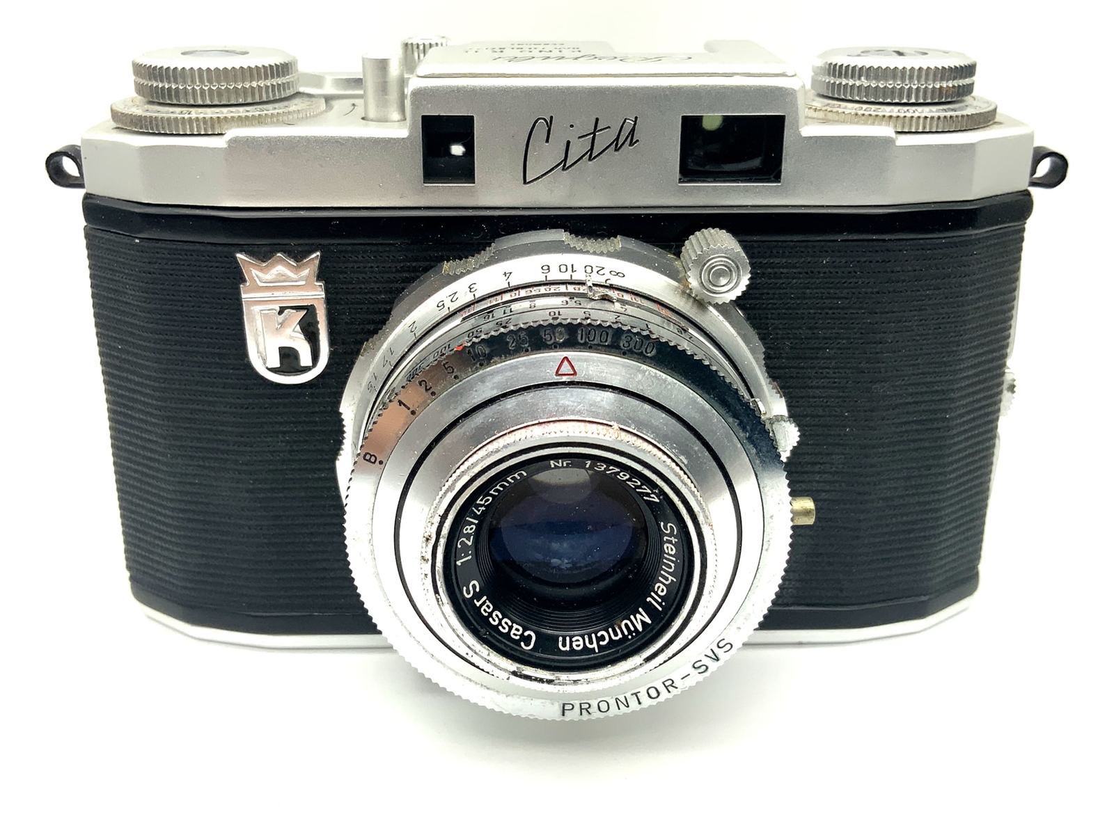 フィルムカメラ KING REGULA CITA STEINHEIL CASSAR 2.8/50 King KG Regula II Search Camera With Steinheil Cassar 1:2.8