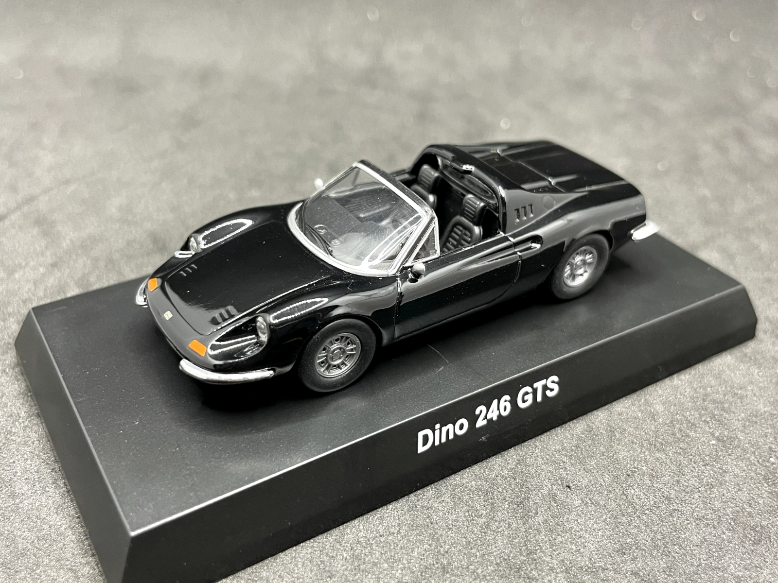 Kyosho 1/64 Ferrari collection 4 Dino 246 GTS Black Diecast Kyosho 1/64 Ferrari collection 4 Dino 246 GTS Black Diecast