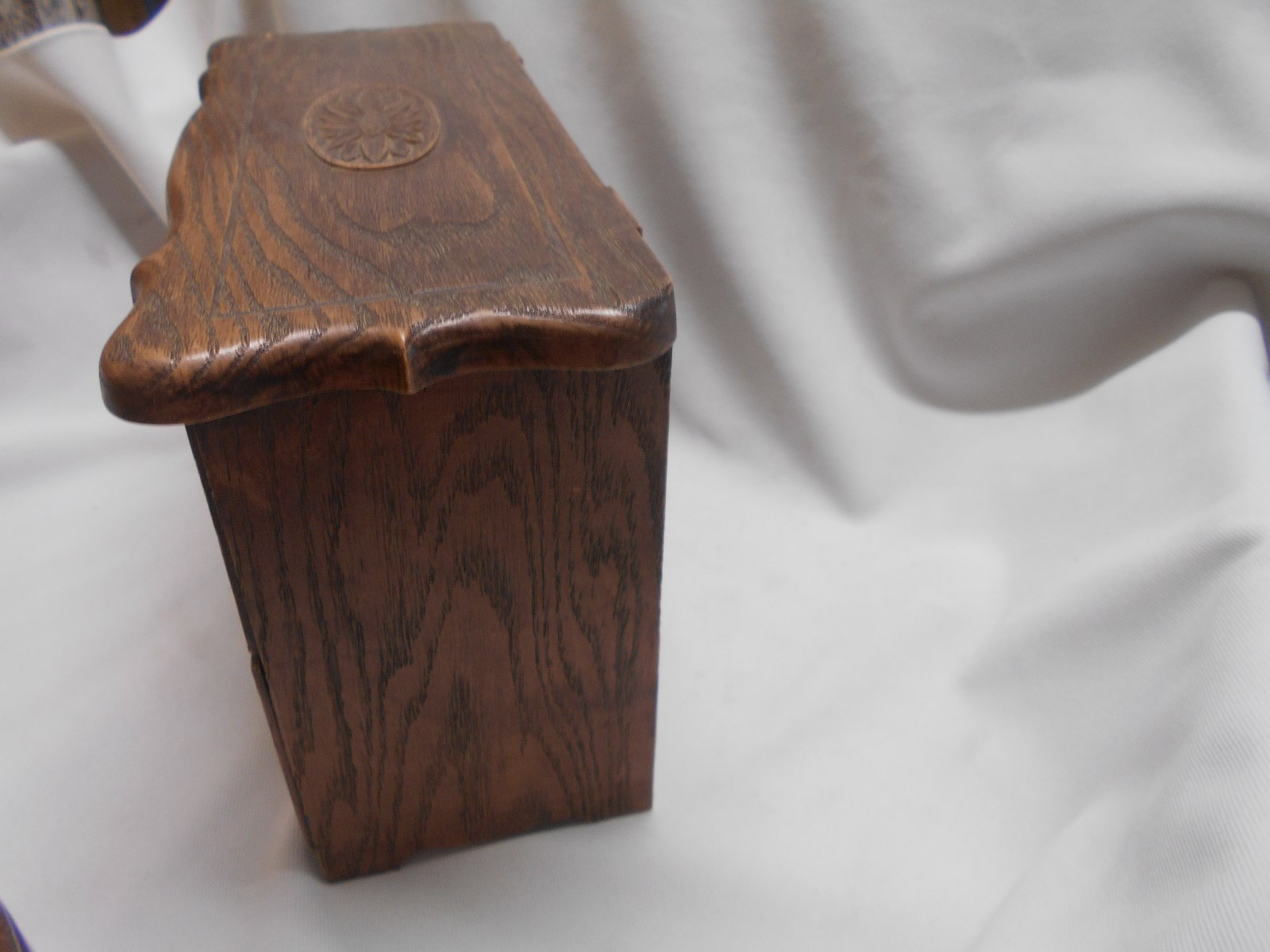 vintage Lerner hard plastic kitchen recipe file box double with drawer