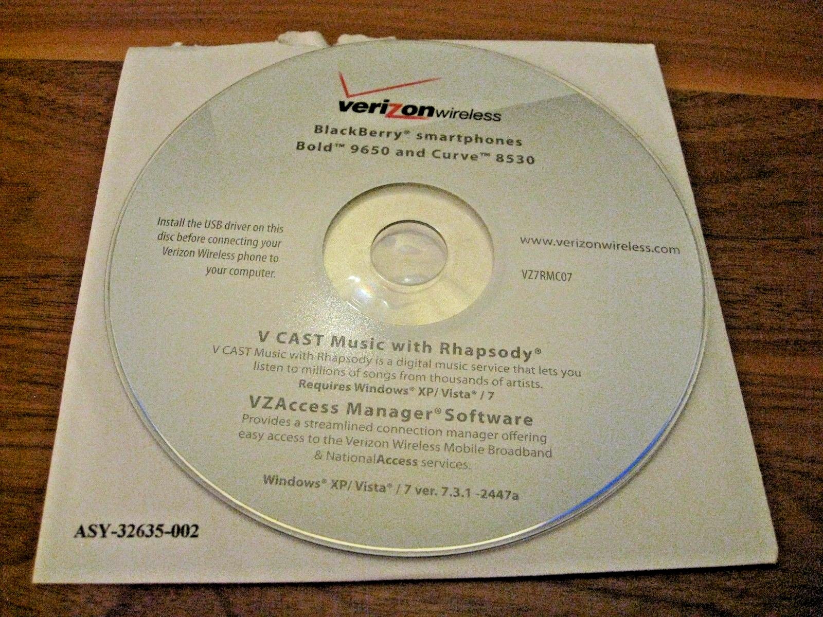 Blackberry Bold 9650 Curve 8530 software CD, Manuals Great Condition.