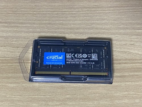 メモリー Crucial DDR5-5600 SODIMM 48GB (1) Crucial 48GB DDR5-5600 SODIMM | CT48G56C46S5 | Crucial.com