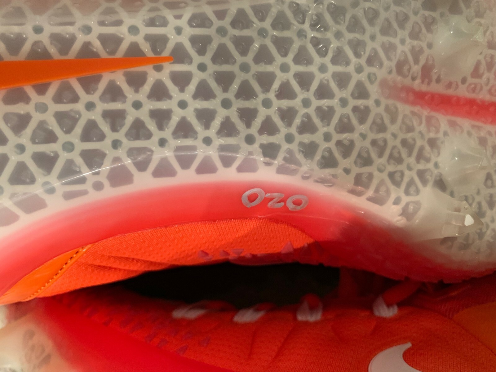 NIKE Force Savage Pro TD Men's 14 Football Cleats 918346-818 Orange White NWOB