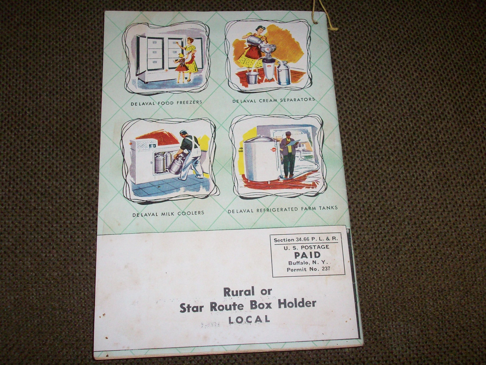 1955 De Laval Advertising Year Book Ivanhoe Minnesota Hoffman Hardware
