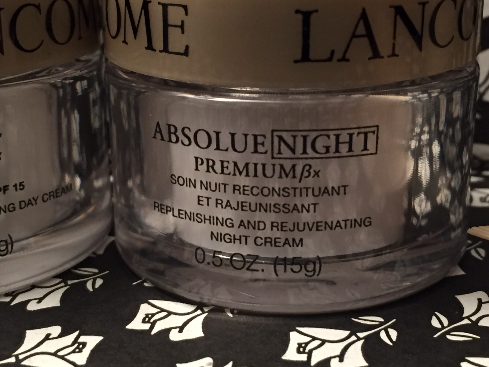 Set of 4 Lancome Absolue Premium Bx Day / Night / Eye Cream + Lip Balm - Travel