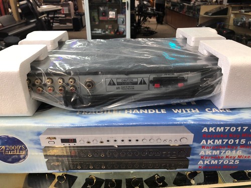 audio 2000s karaoke echo and key mixer akm-7016