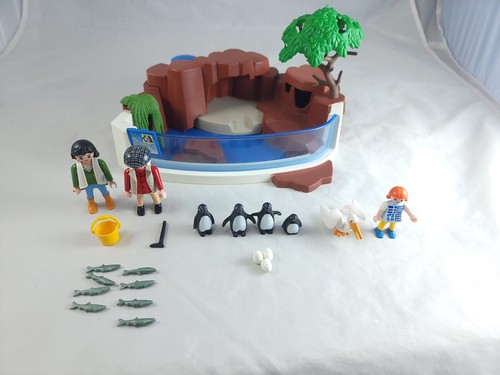 Playmobil Set 4462 Penguin Zoo Complete Set No Box Or Manual
