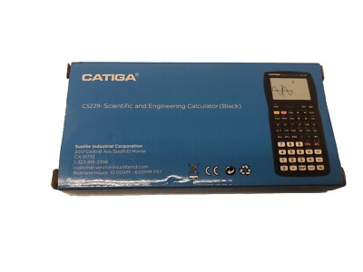 Catiga New  Scientific Calculator with Graphic Functions Multiple Modes Blue