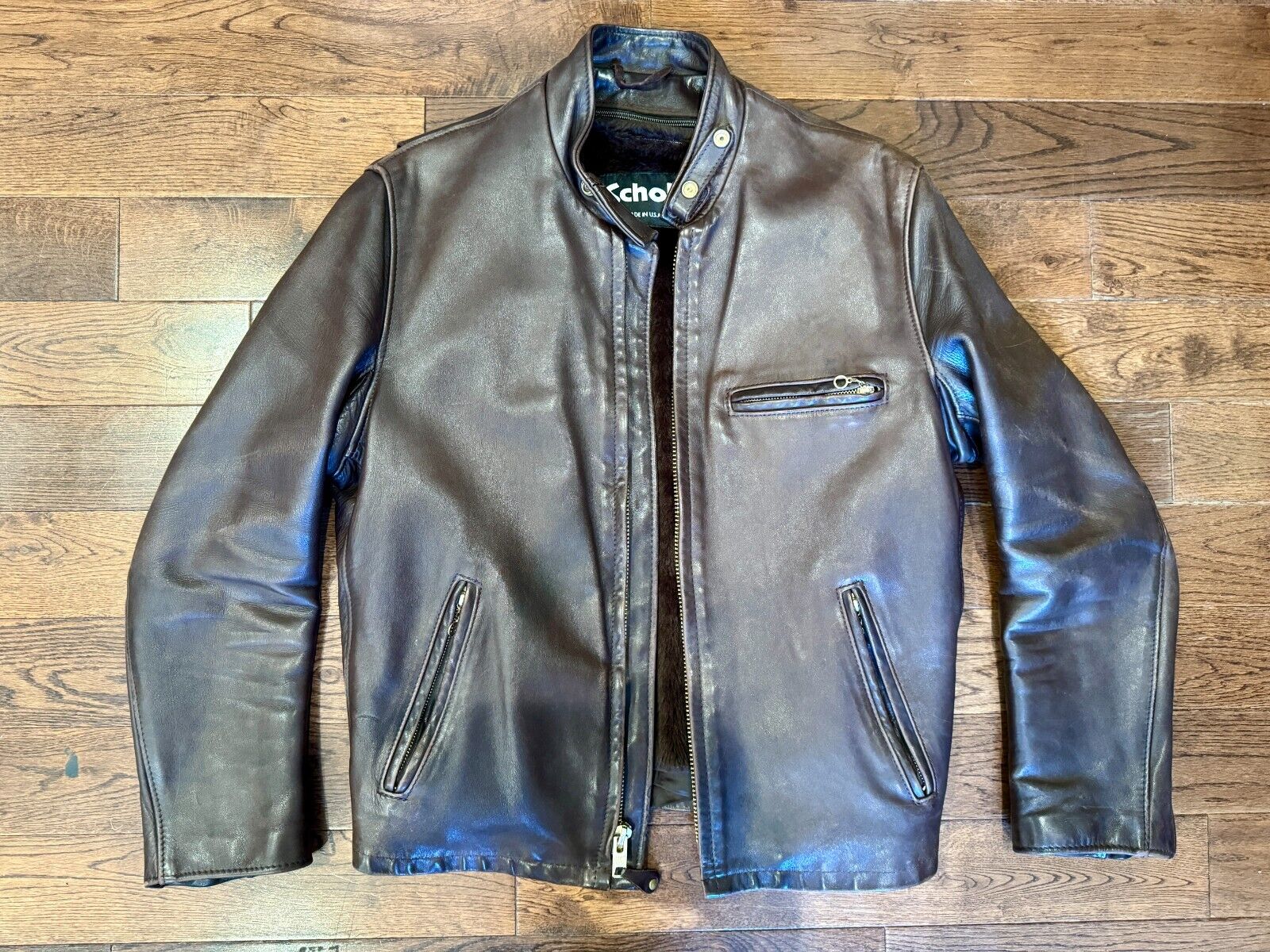 Schott NYC Cafe Racer Jacket Style 141 | eBay Schott NYC Cafe Racer Jacket Style 141 | eBay