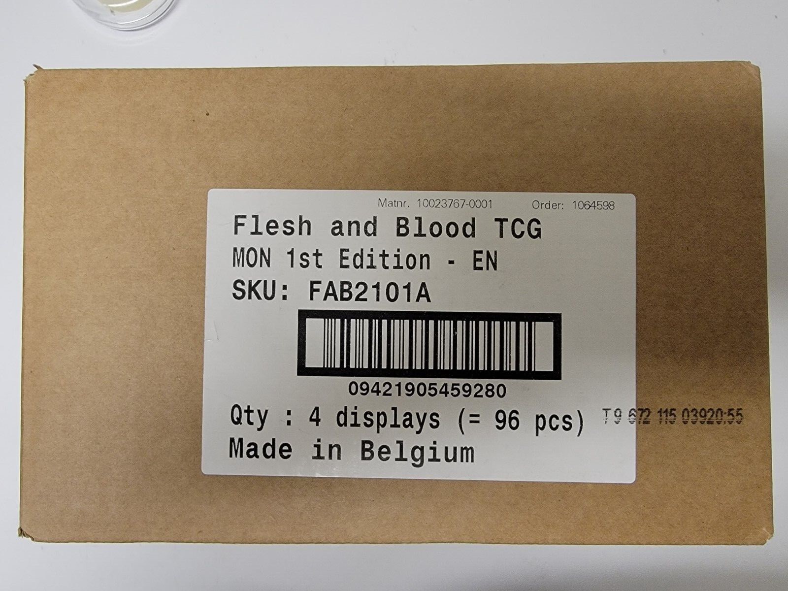 Flesh and Blood Monarch 1st Edition Booster Box Sealed Case Flesh and Blood Monarch 1st Edition Booster Box Sealed Case