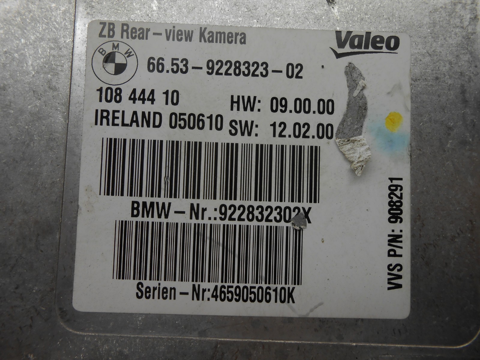 2014-2015 BMW X3 REAR VIEW BACK UP MODULE 66539228323 RL0900