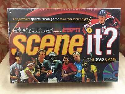 Scene It? Sports Powered by ESPN The DVD Game COLLECTABLE 2005 NEW