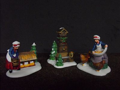 Dept 56 Heritage Village Twelve Days of Dicken Village Three French Hens 58378