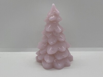 Mosser Glass Classic Glass Christmas Tree Crown Tuscan Pink Med 5.5 in