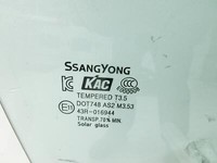 Ssangyong Korando C300 19-24 Seitenscheibe RVK Türscheibe Rechts Vorne Ssangyong Korando C300 19-24 01.01.2019 gebraucht Vorschau 4