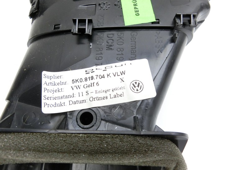 VW Golf CC 517 11-16 Luftdusche Luftdüse Volkswagen Rechts VW Golf CC 517 11-16 24.04.2014 5K0819704K 5K0819704KVLW... Vorschau 3