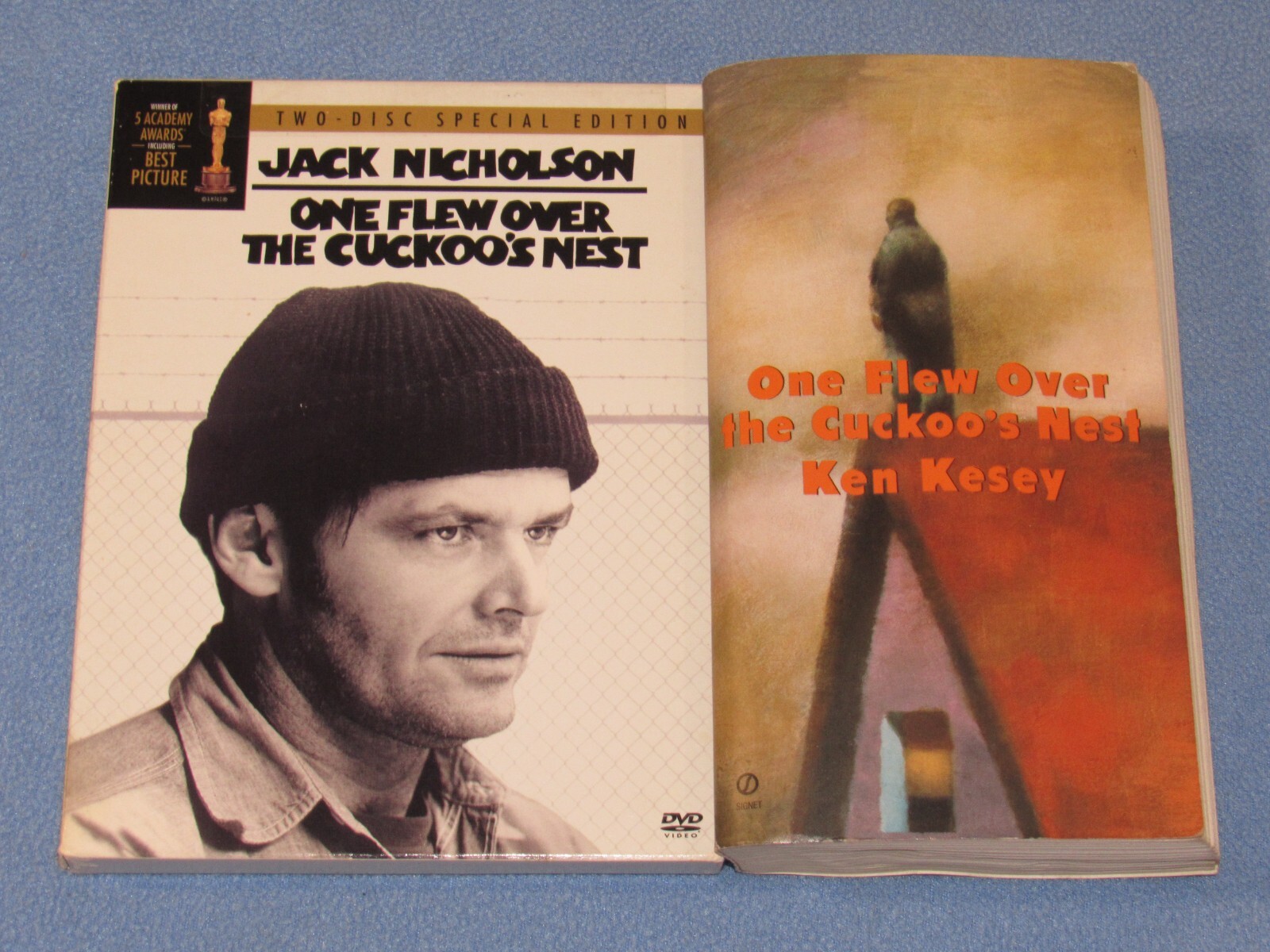 ONE FLEW OVER THE CUCKOO'S NEST Book by Ken Kesey & Movie